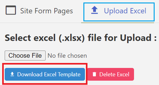 Download Excel Template
